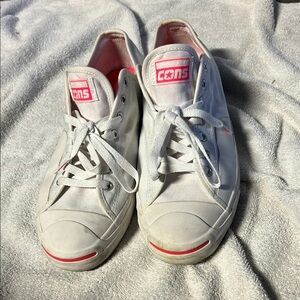 Jack Purcell Converse White Sneakers Classic Low-Top Design